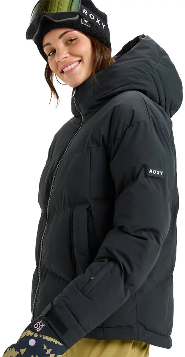 Roxy Alofted Puffy Dames Jas - Zwart - S - afbeelding 5 van 6