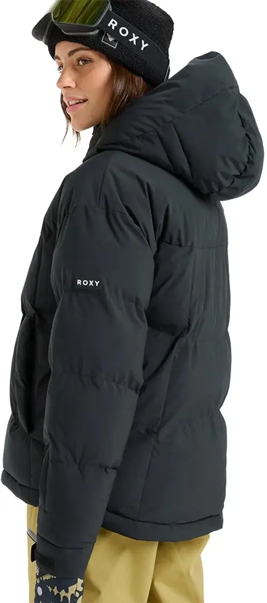 Roxy Alofted Puffy Dames Jas - Zwart - S - afbeelding 3 van 6
