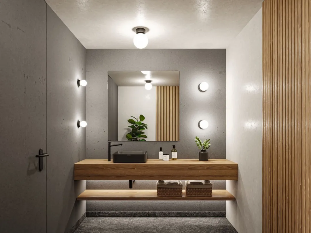 Paulmann Selection Bathroom LED Plafondlamp Gove IP44 900lm - Zwart mat