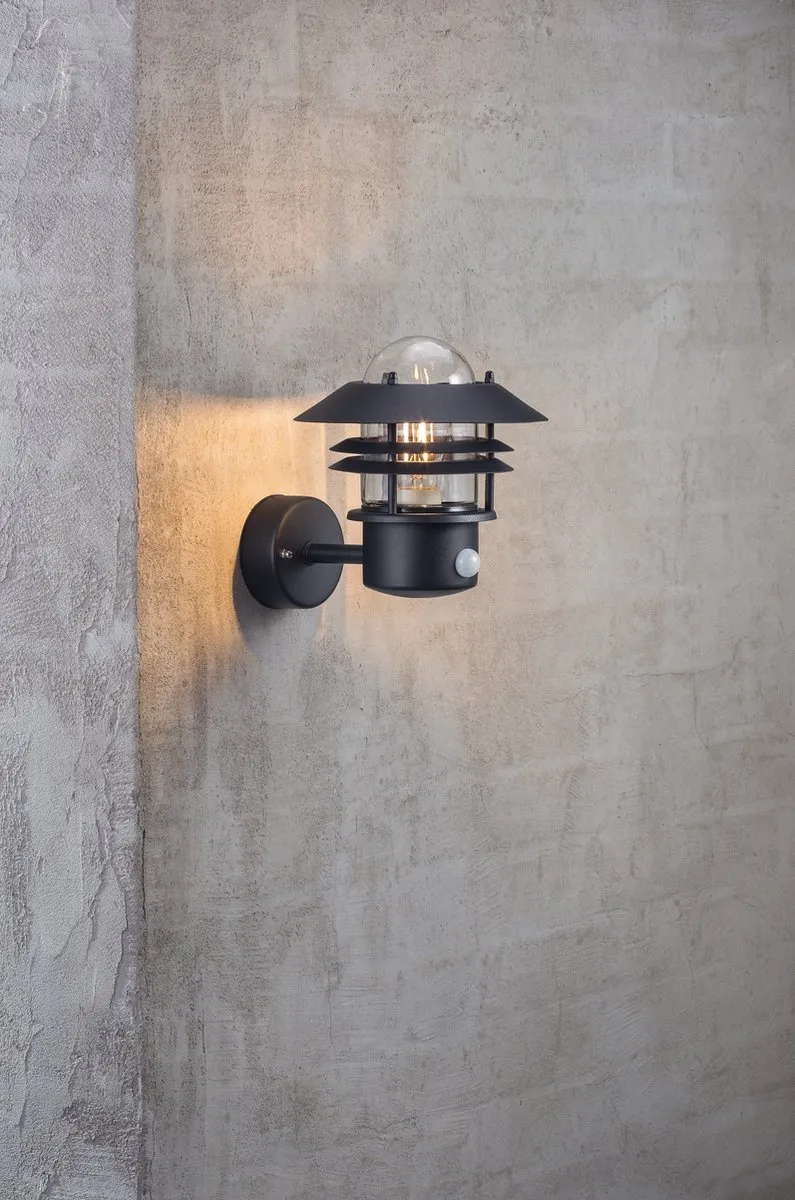 Nordlux Blokhus Wandlamp Sensor E27 - 60W - Zwart