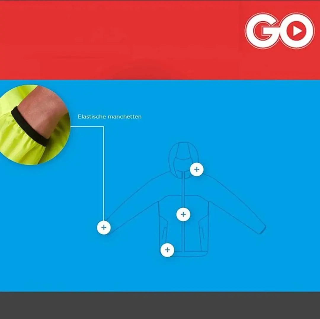 AGU Go Essential Regenjas - Geel - L - afbeelding 3 van 6