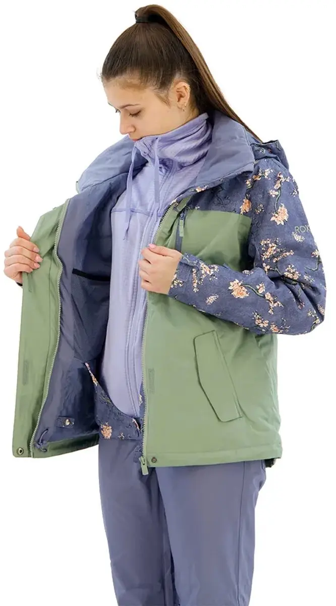 Roxy Jetty Block Dames Snowboardjas - XS - afbeelding 6 van 6