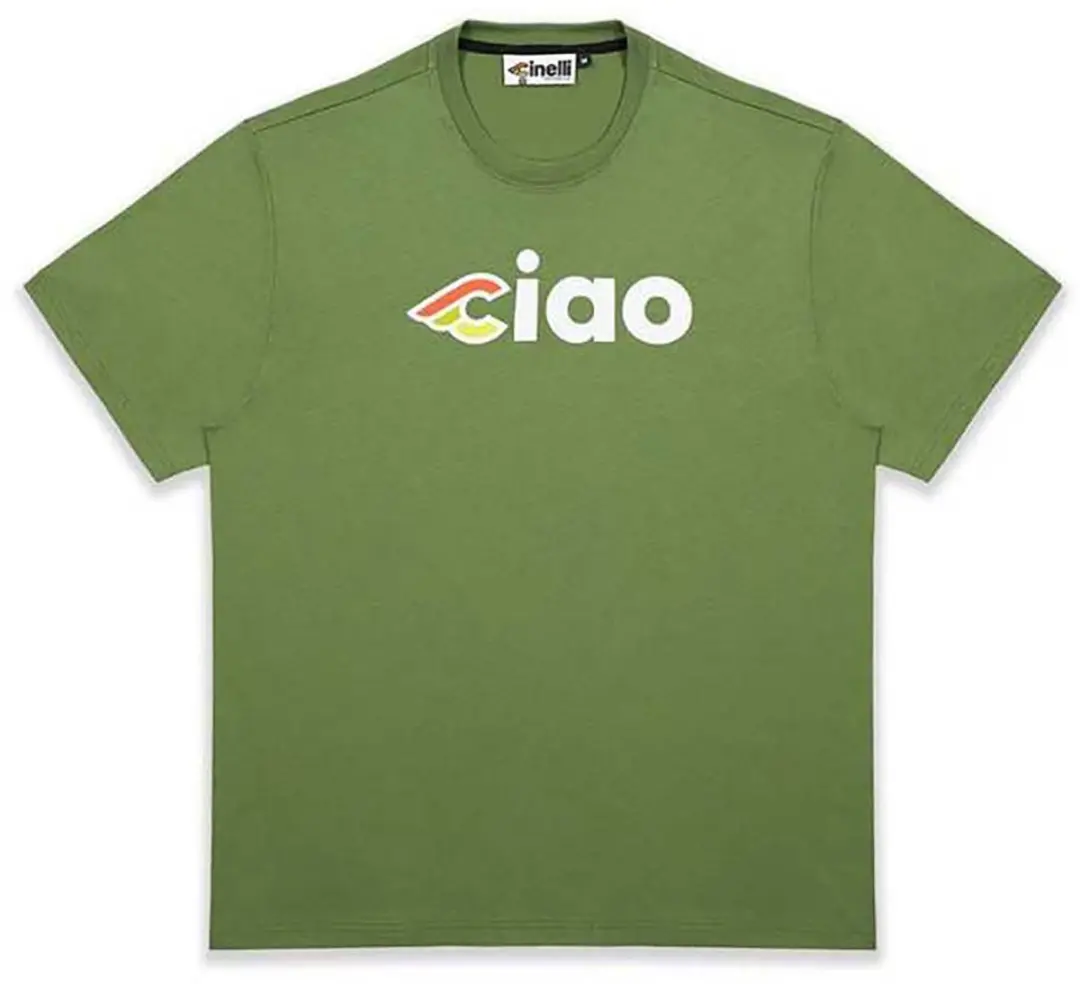 Cinelli Ciao 2 T-shirt Met Korte Mouwen Groen S
