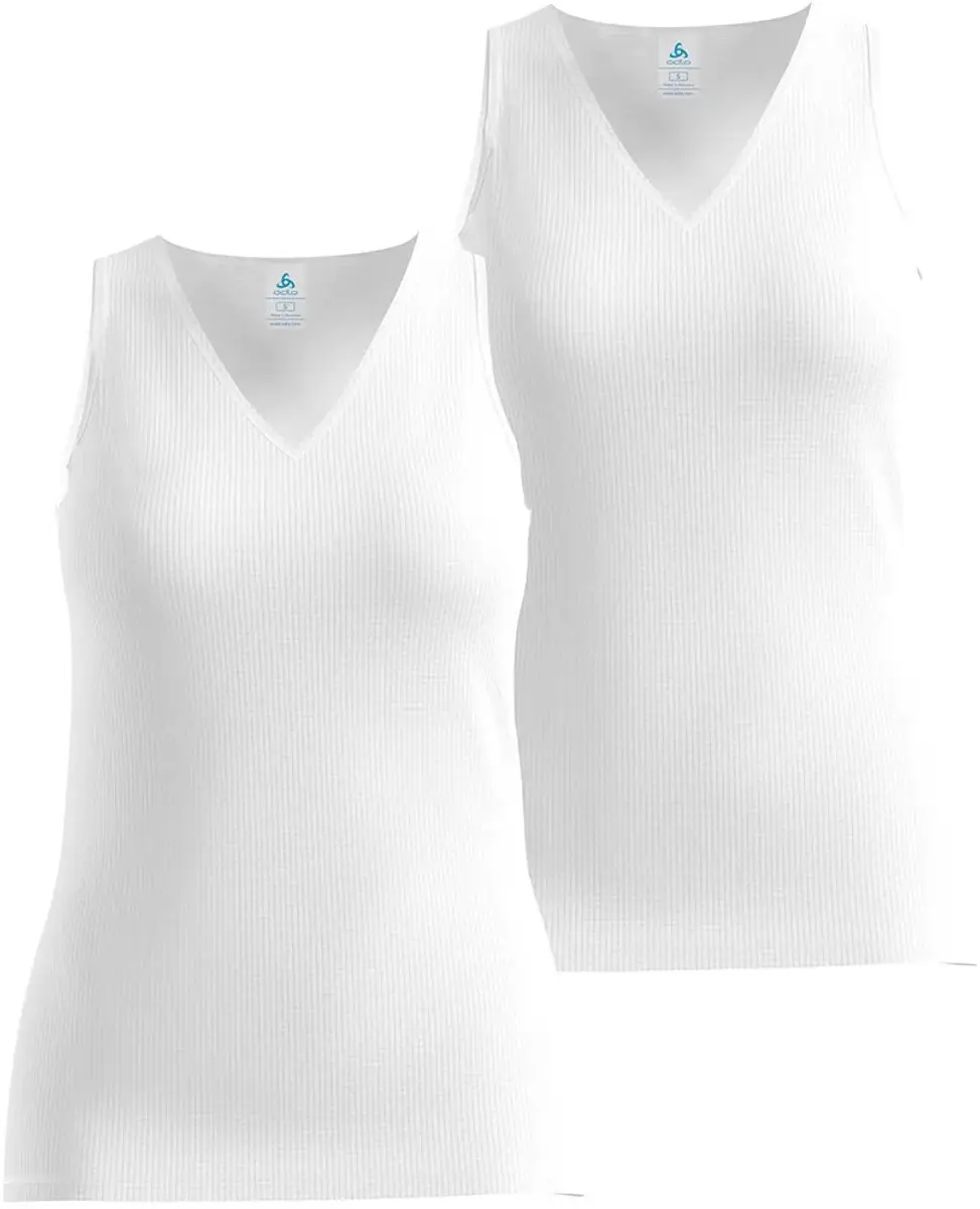 Odlo Active Light Mouwloos T-shirt 2 Eenheden Wit XS Vrouw