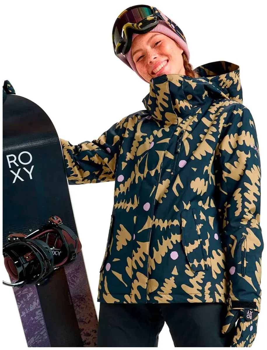 Roxy Jetty Jas Blauw XL Vrouw