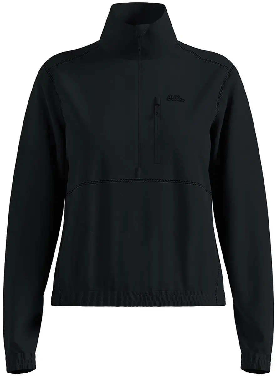 Odlo Classic Fleece met Halve Rits Dames - Zwart - L - afbeelding 4 van 6