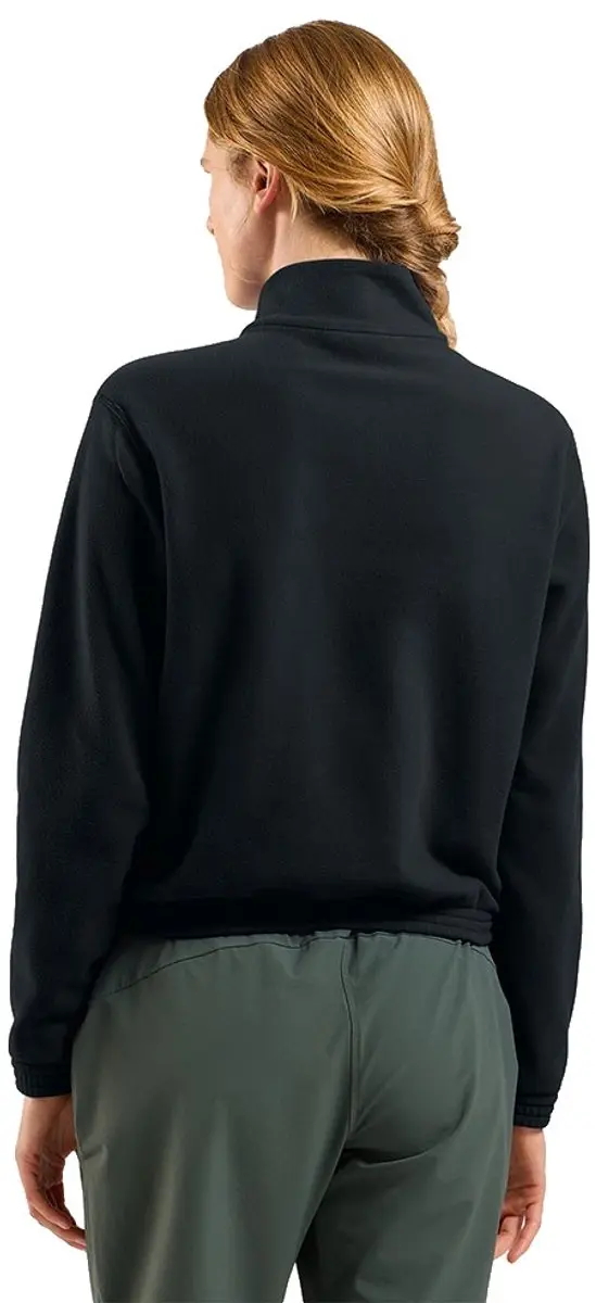 Odlo Classic Fleece met Halve Rits Dames - Zwart - L - afbeelding 2 van 6