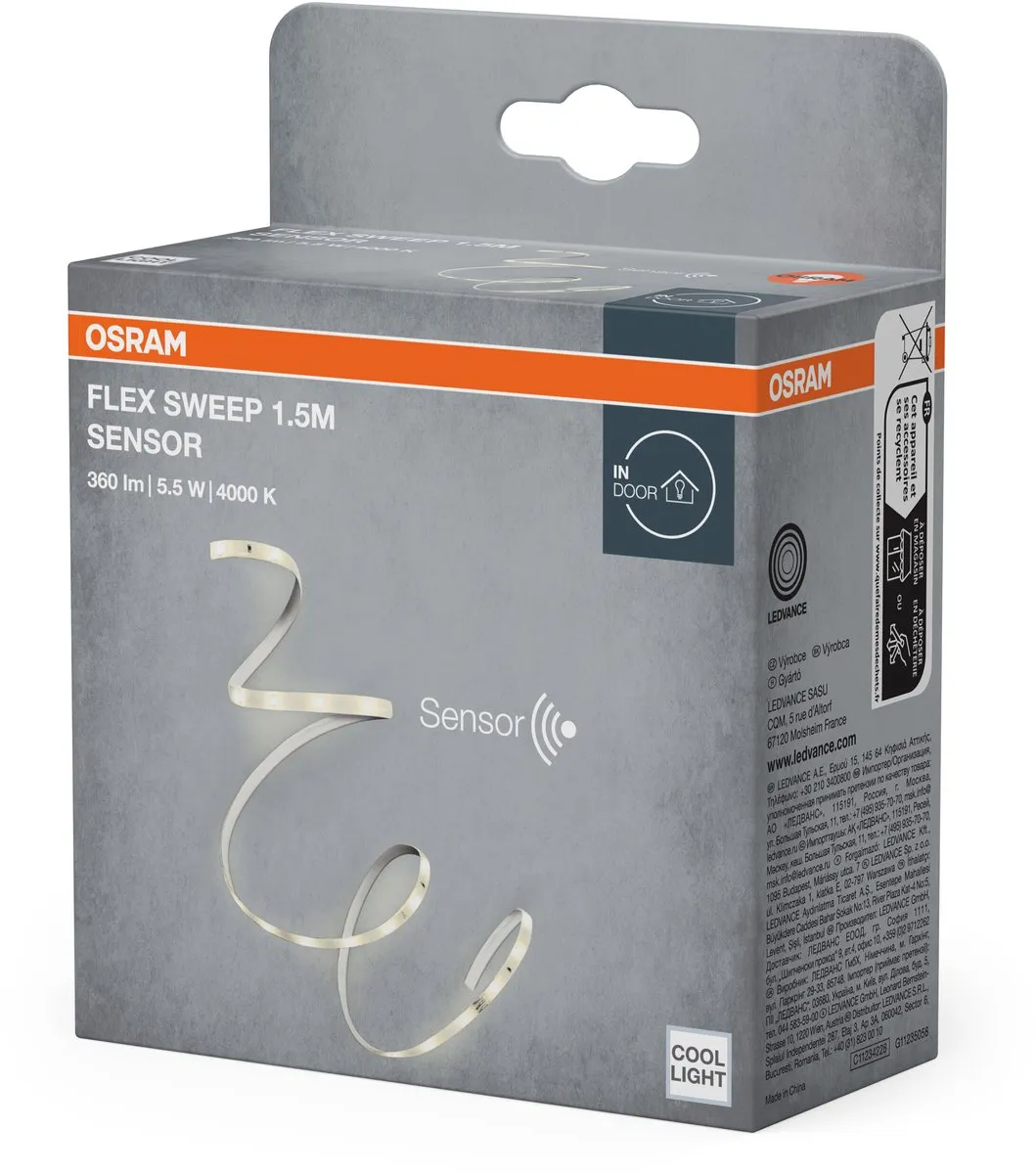 Osram Flex Strip Sweep Sensor 1.5m 830 Warm Wit