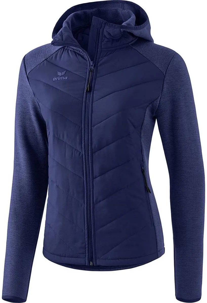 Erima Basic Dames Doorgestikt Jack - Jassen  - blauw donker - 48