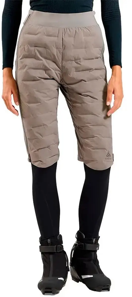 Odlo Zeroweight Insulator Korte Broek Beige M Vrouw