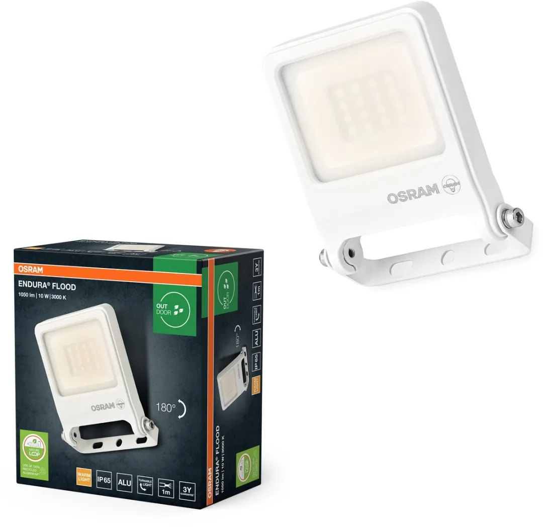 Osram Endura Flood PC 10W LED-schijnwerper 1000lm - Wit