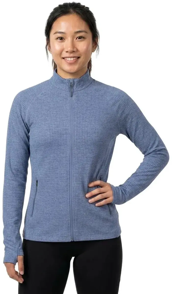 Odlo Fli Fleece Met Volledige Rits Blauw XL Vrouw