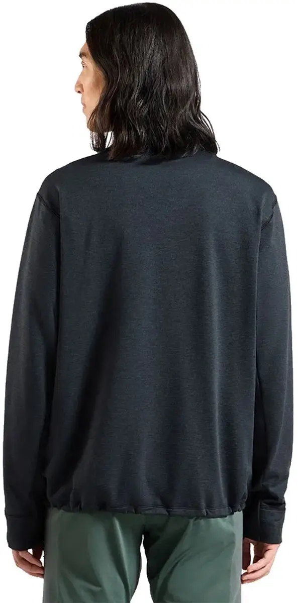 Odlo Grid Fleece Overhemd Met Halve Rits - Zwart - afbeelding 3 van 6