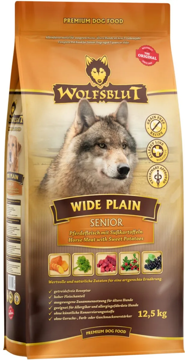 Wolfsblut Wide Plain Senior Hondenvoer 12,5 kg