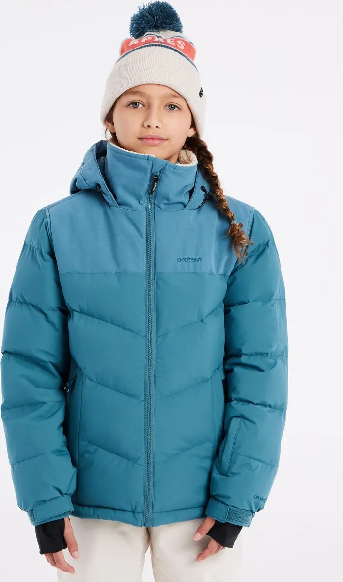 Protest Prtcotinga Jr – Skijas Meisjes – Waterafstotende afwerking – Winterjas – Waterkolom 10K – Jewel Blue