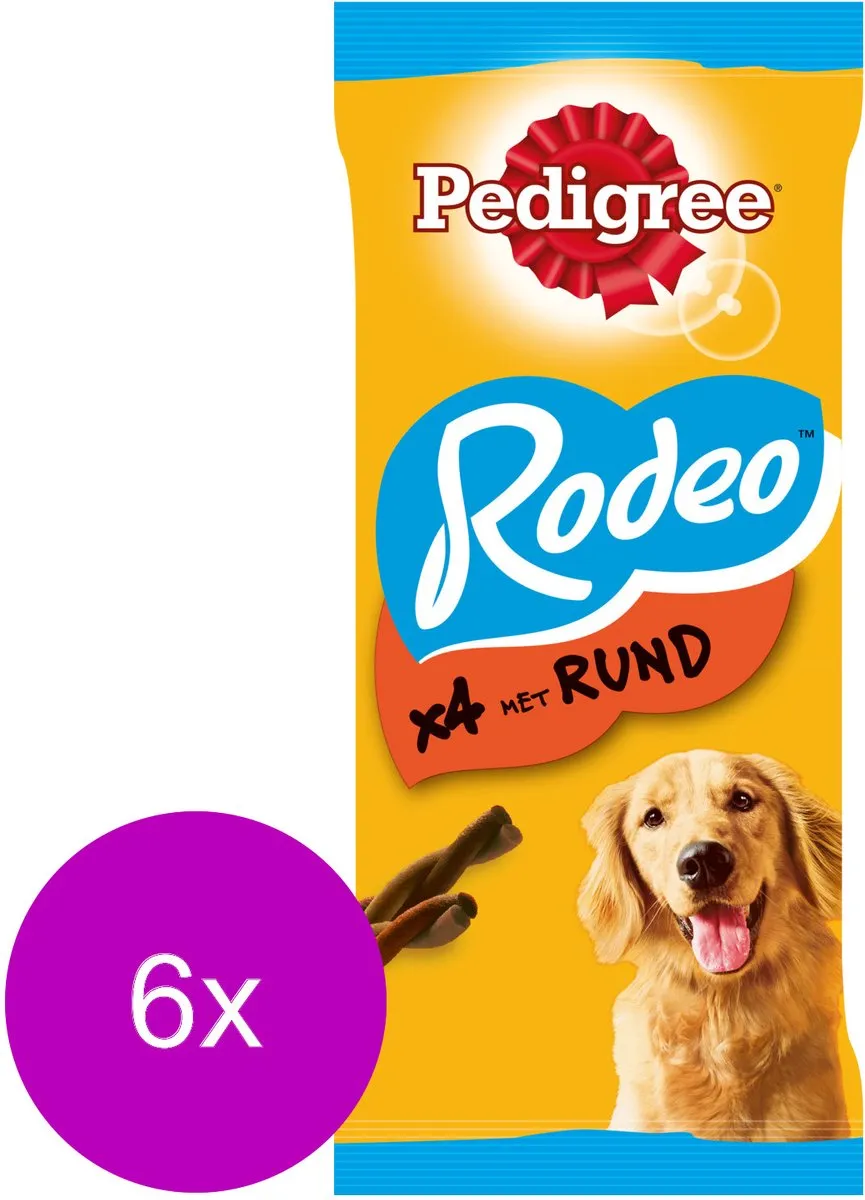 Pedigree Rodeo Kauwsticks Rund - 24 Stuks