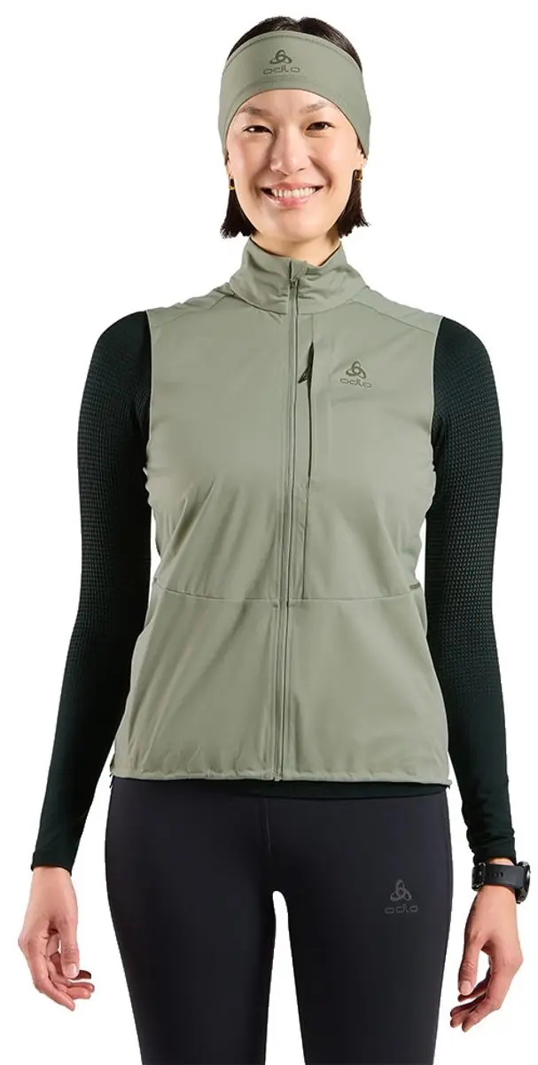 Odlo Zeroweight Warm Vest Groen L Vrouw