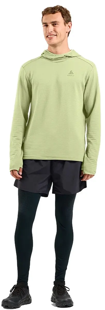 Odlo Essential Thermal Fleece Met Rits - Groen - S - afbeelding 5 van 6