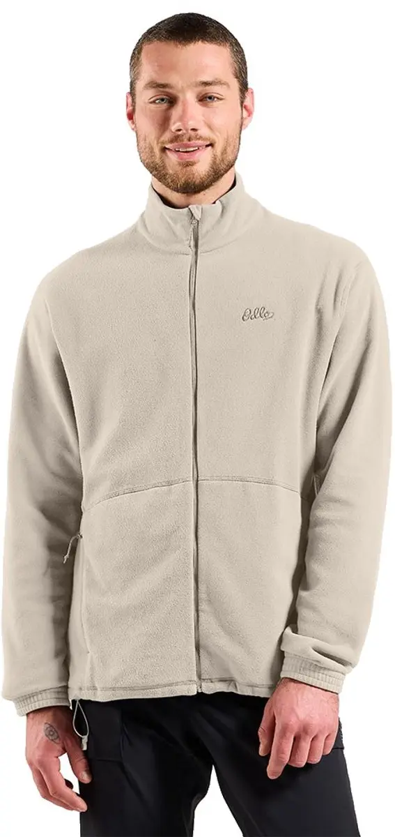 Odlo Classic Fleece Met Volledige Rits Beige L Man