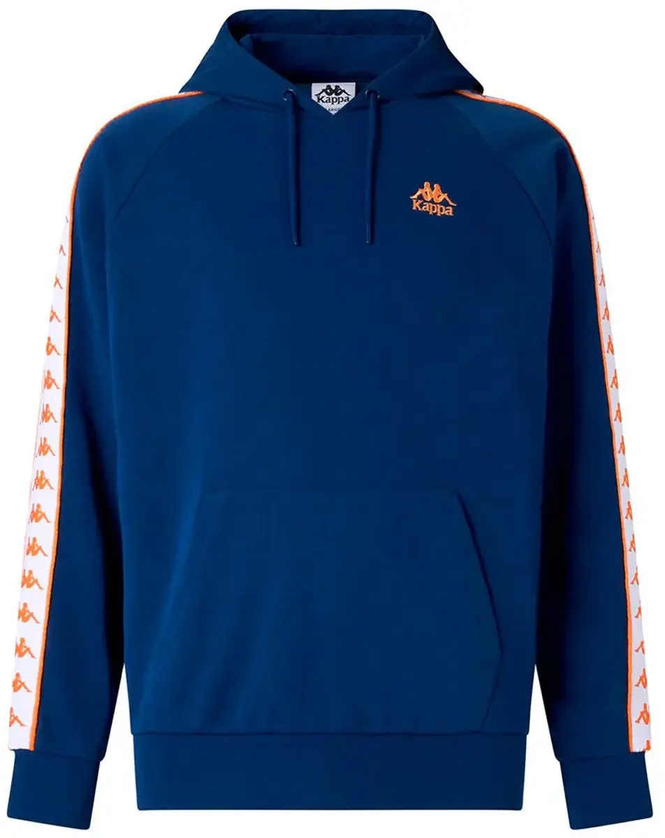 Kappa 222 Banda Madison Hoodie Blauw L Man