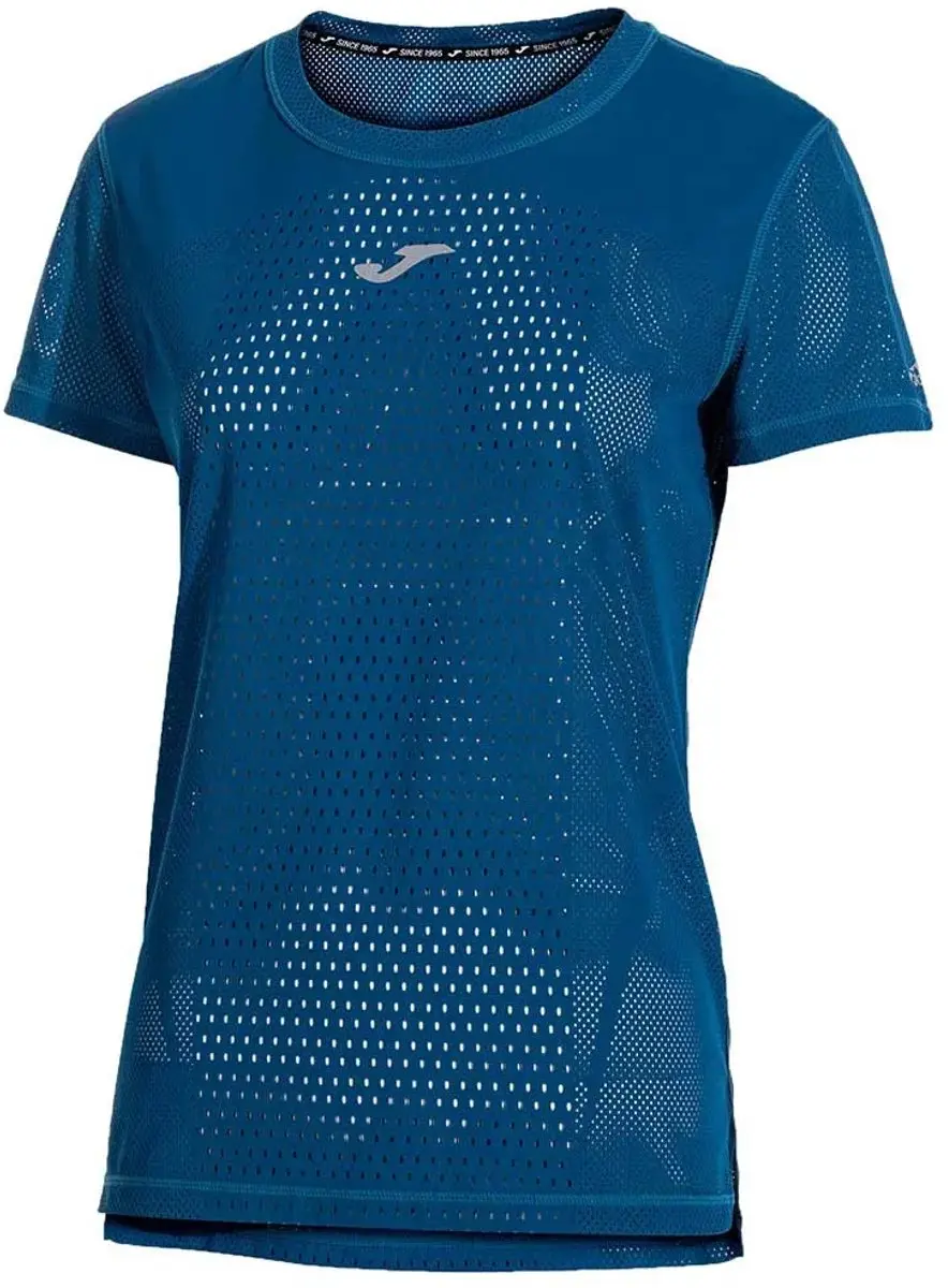 Joma Marathon Ii T-shirt Met Korte Mouwen Blauw L Vrouw