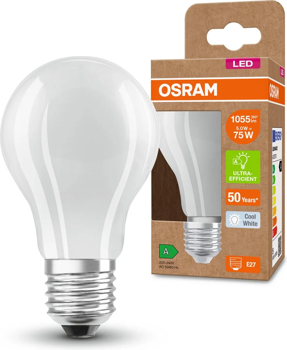 Osram Superstar Classic A GL FR 75 LED - 5W 1055lm 4000K - Helder - afbeelding 6 van 6