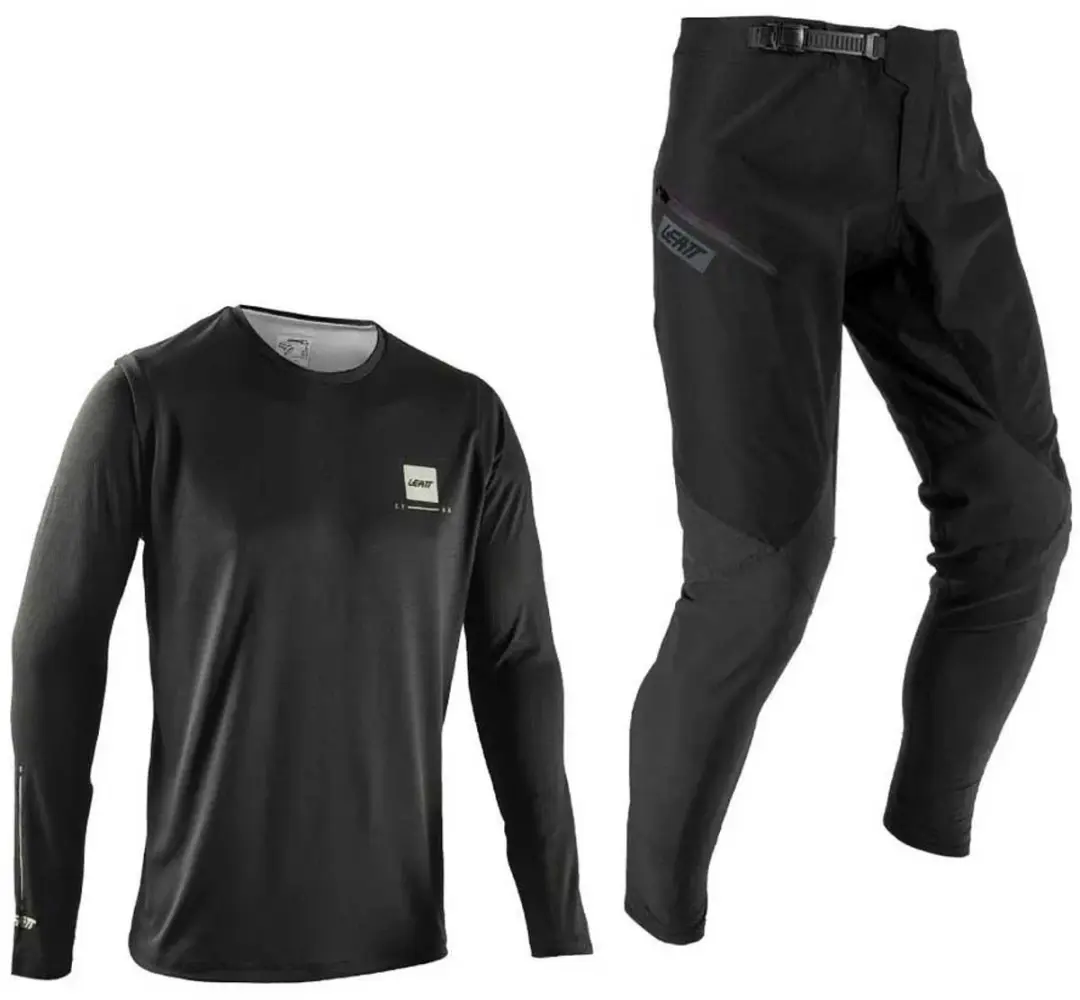 Leatt Gravity 1.0 T-shirt Met Lange Mouwen Zwart M Man