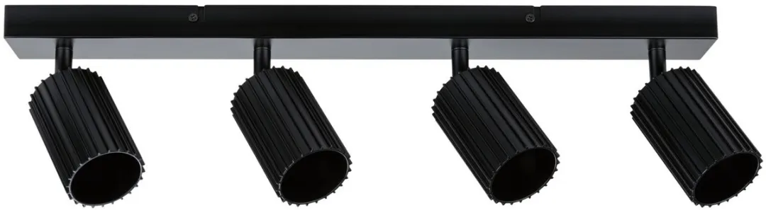 Paulmann Lirena Spotlight GU10 4x10W - Zwart mat
