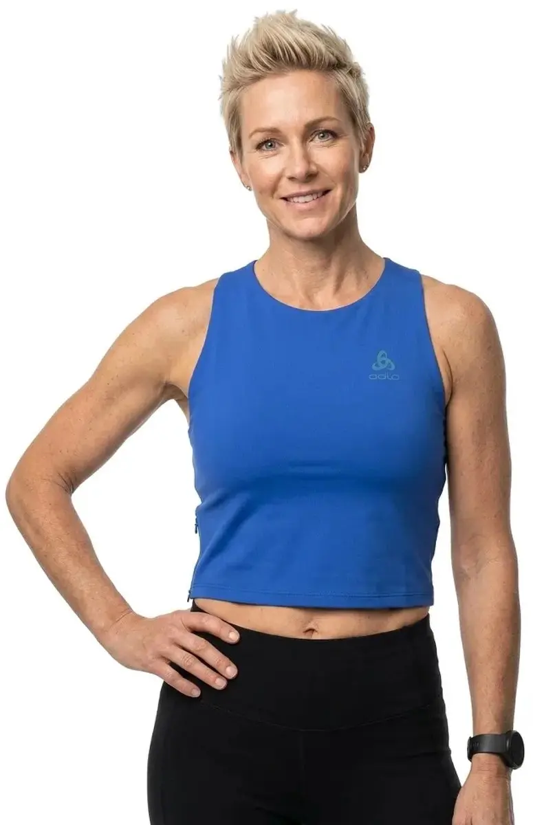 Odlo X-Alp Trail Cargo Singlet - Dazzling Blue - XS - afbeelding 3 van 4