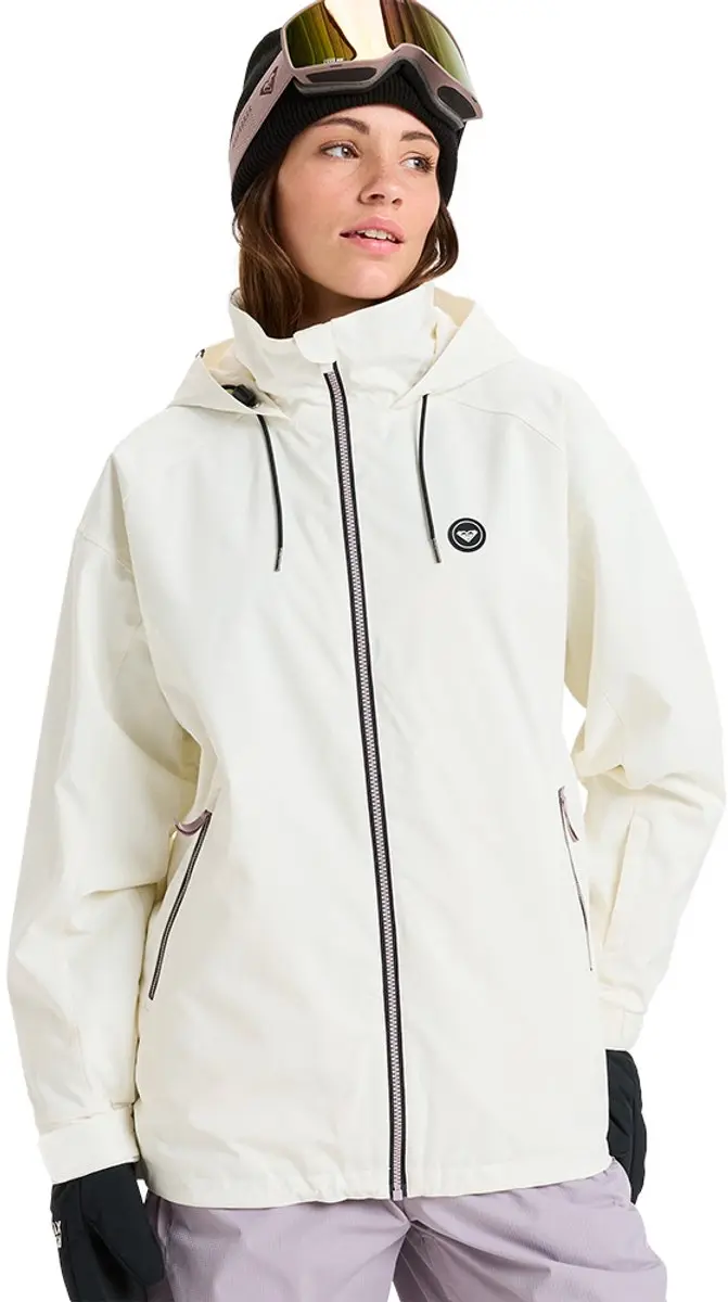 Roxy Landscape Jas Wit L Vrouw