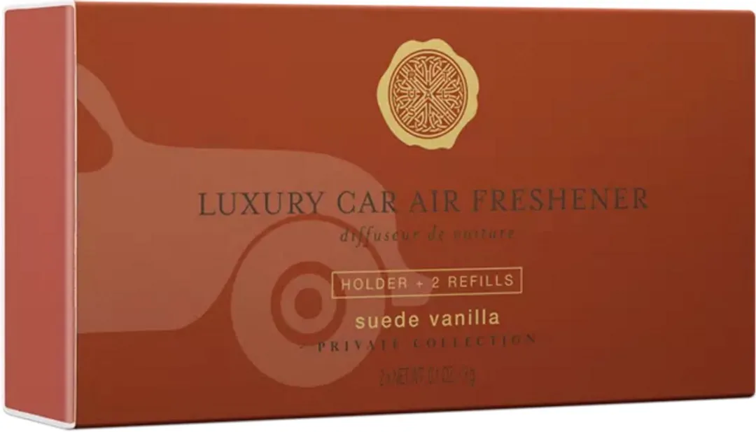 Rituals Auto Parfum Suede Vanilla - 3 Stuks (2x3g) Houten Houder