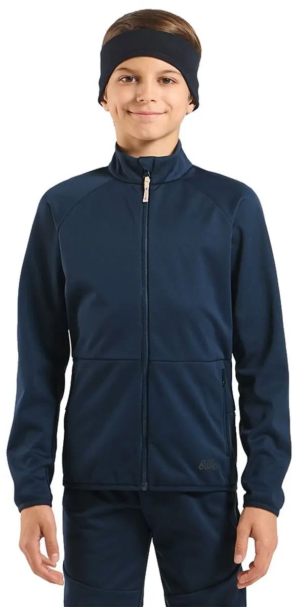 Odlo Essential Warm Jas Blauw 14 Years Kinderen