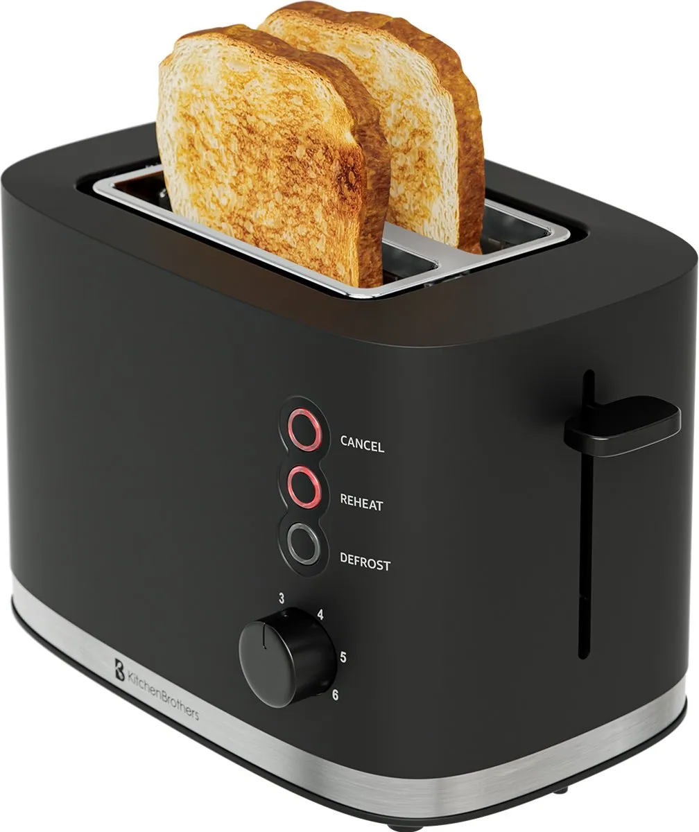 KitchenBrothers KB784 Broodrooster 870W
