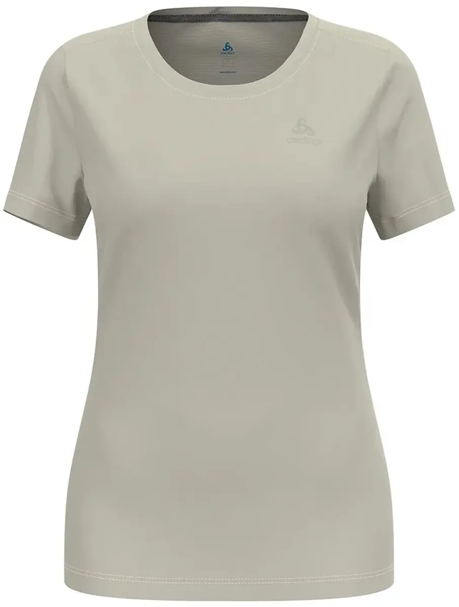 Odlo F-dry T-shirt Met Korte Mouwen Beige S Vrouw