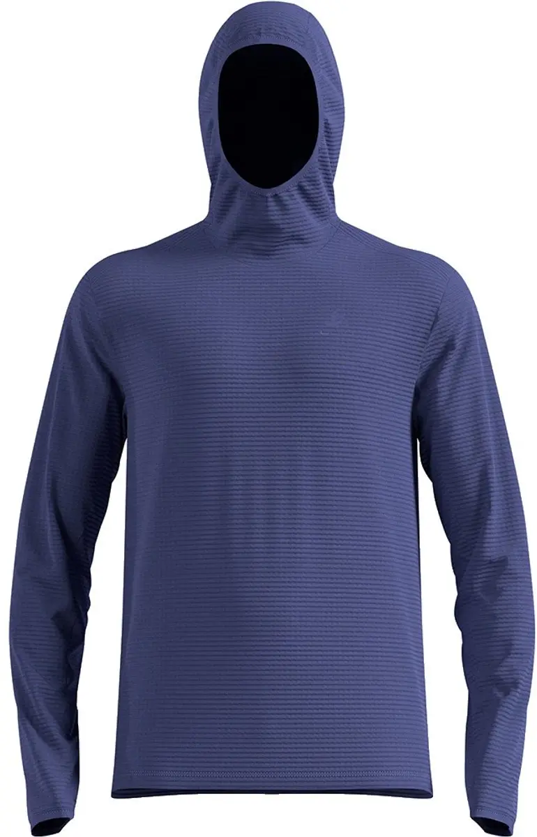 Odlo Essential Thermal Fleece Met Volledige Rits Blauw S Man