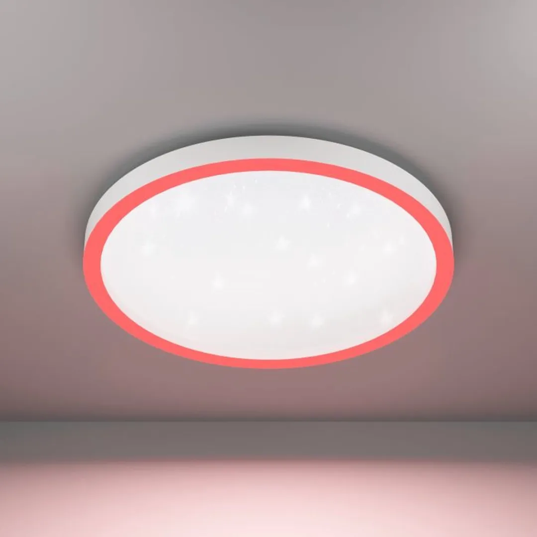 EGLO connect.z Montemorelos-Z Plafondlamp Ø57cm - RGB & Wit - Zigbee
