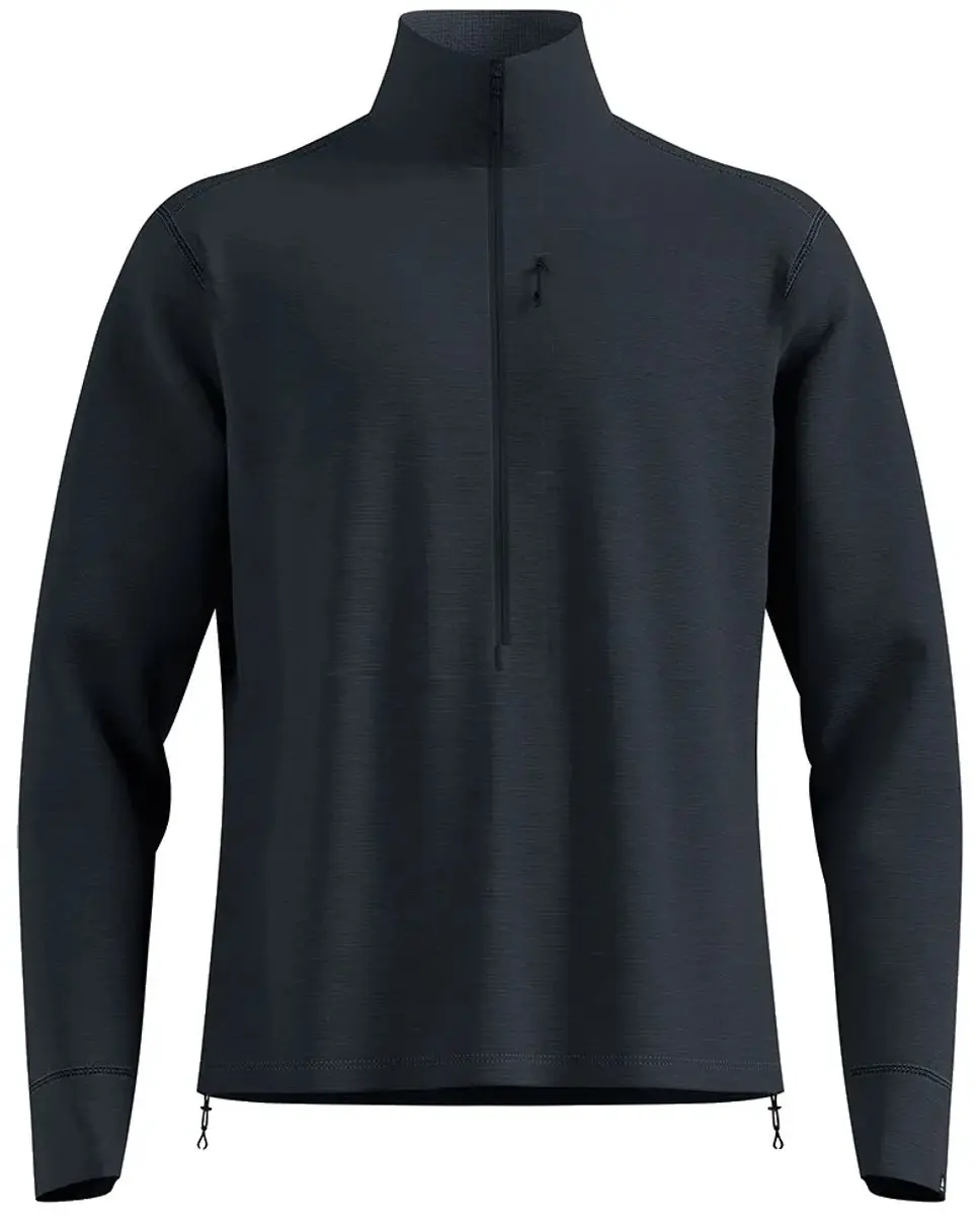Odlo Grid Fleece Overhemd - Halve Rits - Zwart 2XL - afbeelding 6 van 6