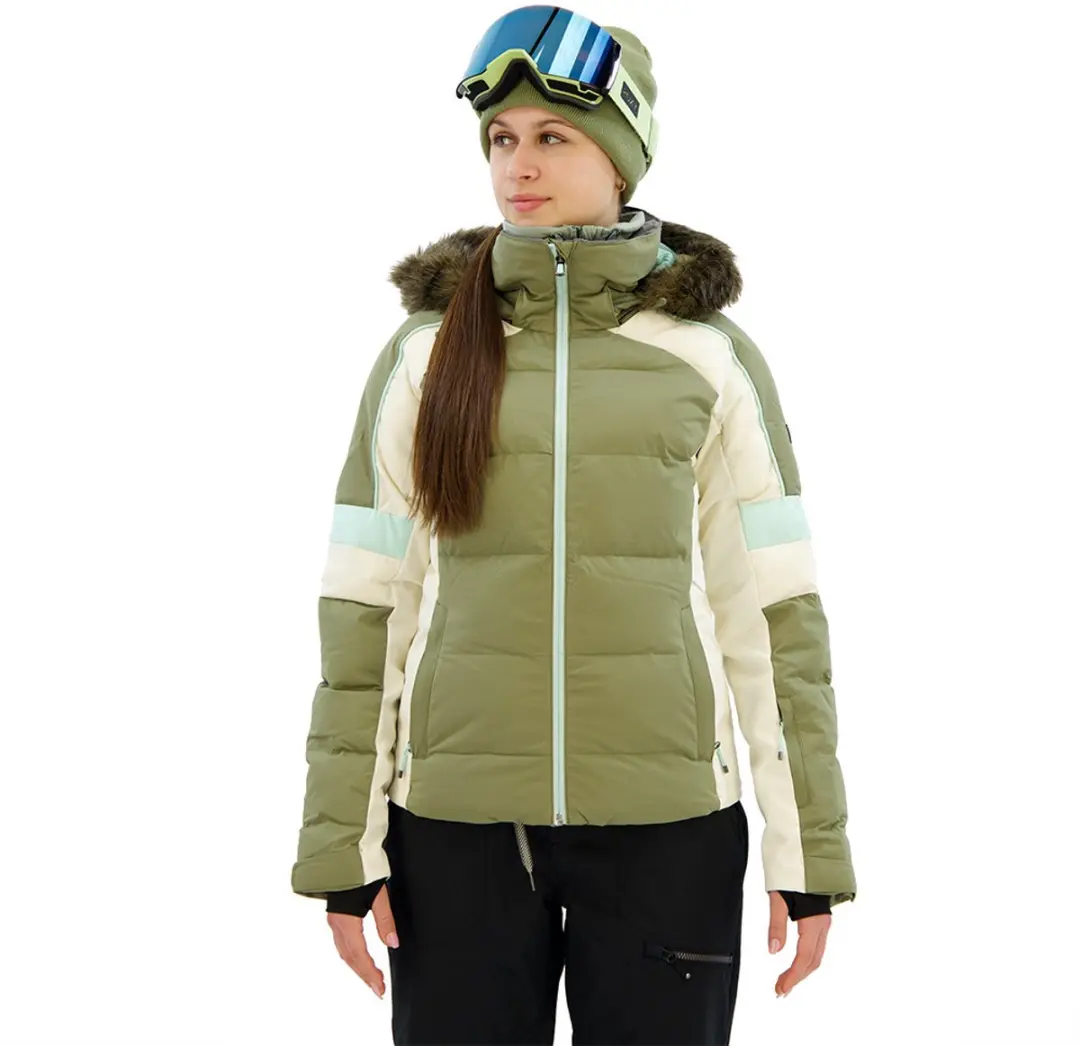 Roxy Blizzard Jas Groen XS Vrouw