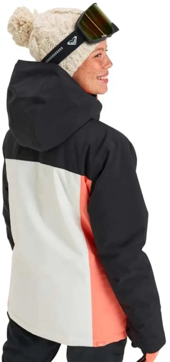 Roxy Galaxy dames snowboardjas - True Black - afbeelding 3 van 6