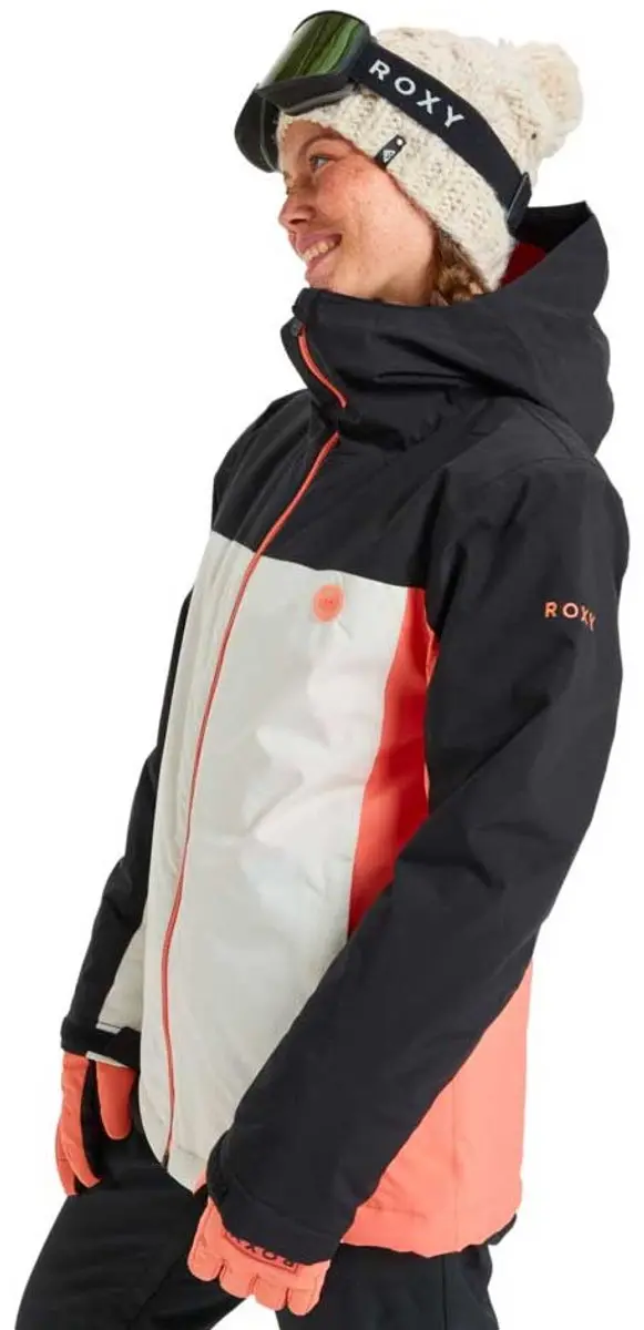 Roxy Galaxy dames snowboardjas - True Black - afbeelding 5 van 6