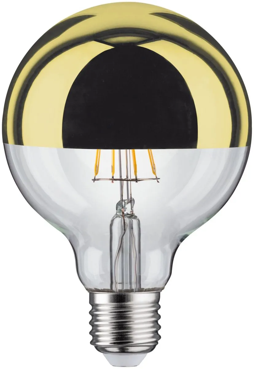 Paulmann Modern Classic Edition LED Globe Kopspiegel E27 G95 600lm - 6,5W - Goud