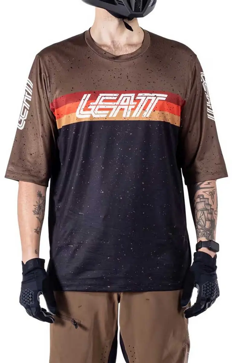 Leatt Mtb Enduro 3.0 T-shirt Met Korte Mouwen Zwart M Man