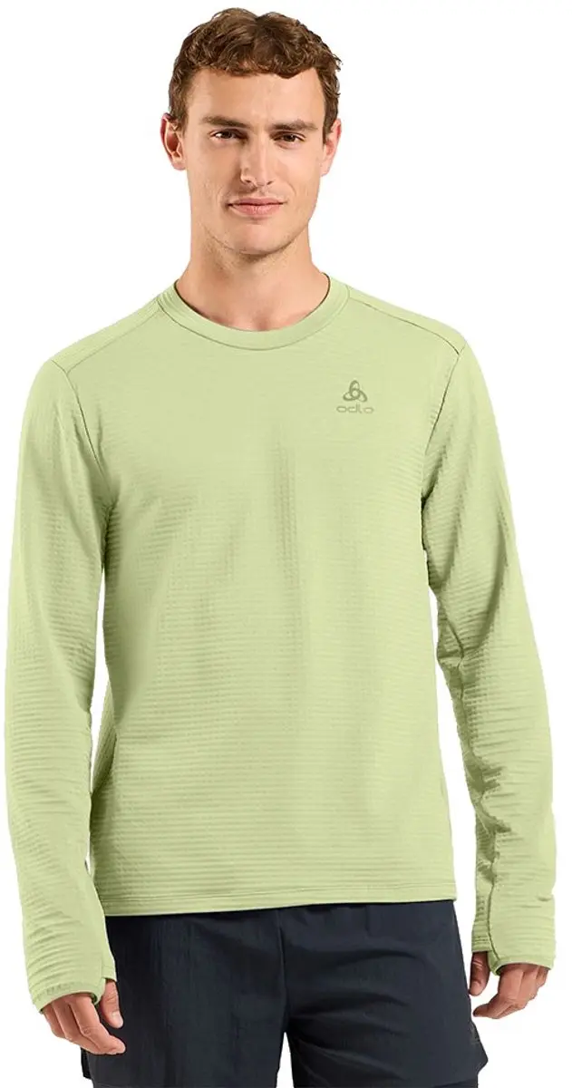 Odlo Essential Thermal T-shirt Met Lange Mouwen Groen XL Man