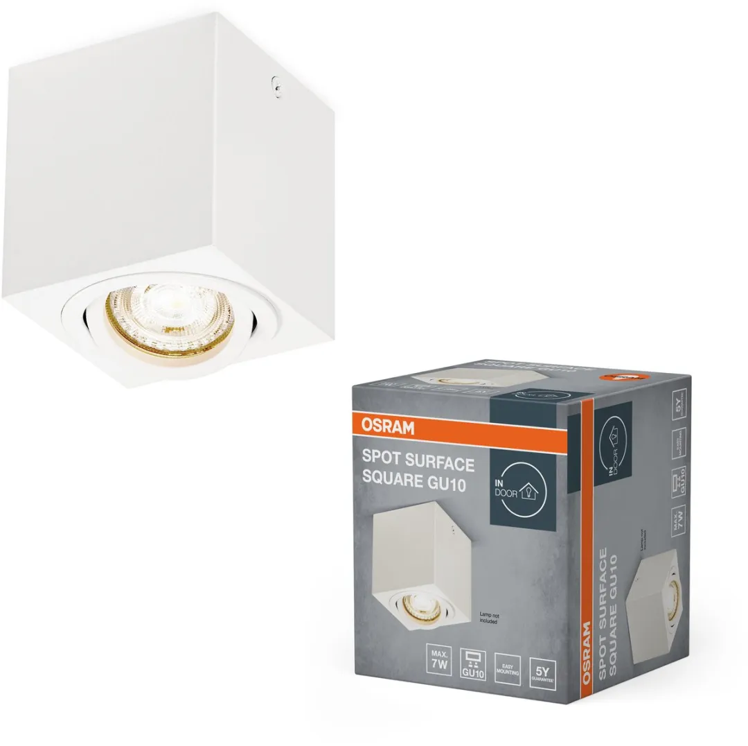 Osram Spot Surface Square GU10 Plafondspot - Wit - afbeelding 6 van 6