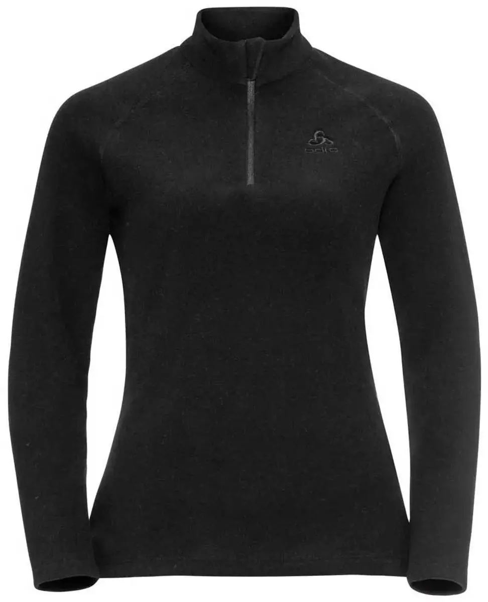Odlo Rigi Fleece Met Halve Rits Zwart XS Vrouw