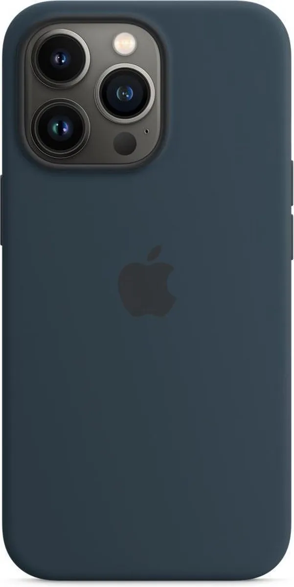 Apple Siliconen Hoesje MM2J3ZM/A MagSafe iPhone 13 Pro - Abyss Blauw