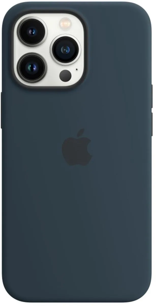 Apple Siliconen Hoesje MM2J3ZM/A MagSafe iPhone 13 Pro - Abyss Blauw