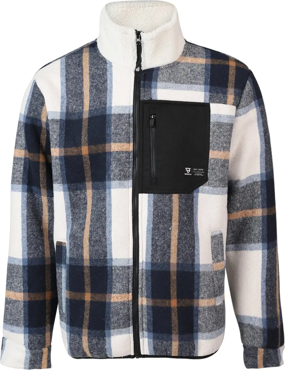 Brunotti Pello Heren Geruite Fleece Jas