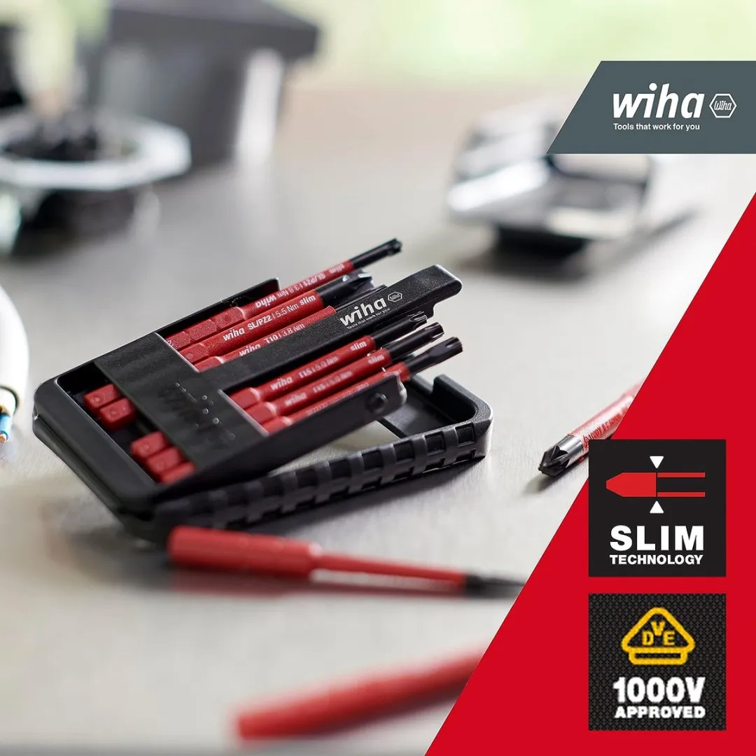 Wiha slimBit Bitset SB2831B951 - 12-delig - T10
