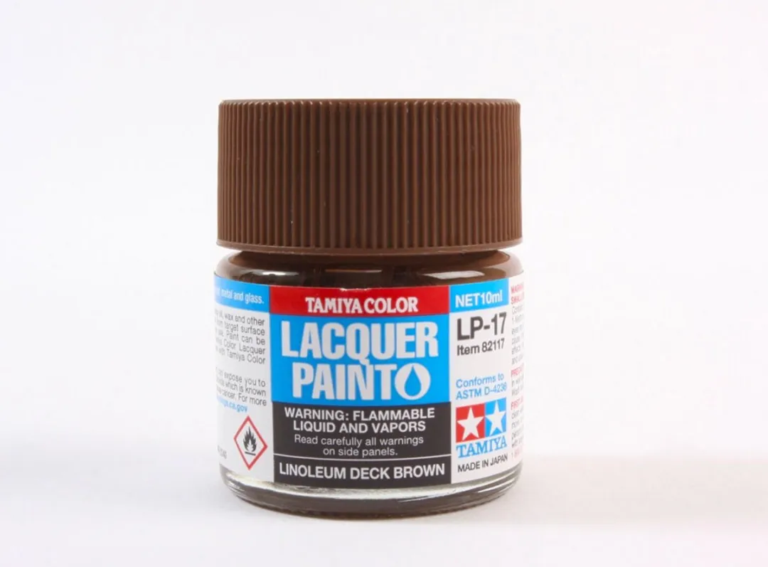 Tamiya Hobbyverf Enamel LP-17 Linoleum Deck 10ml - Matt - Multi